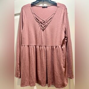 Papermoon Mauve Knit Top